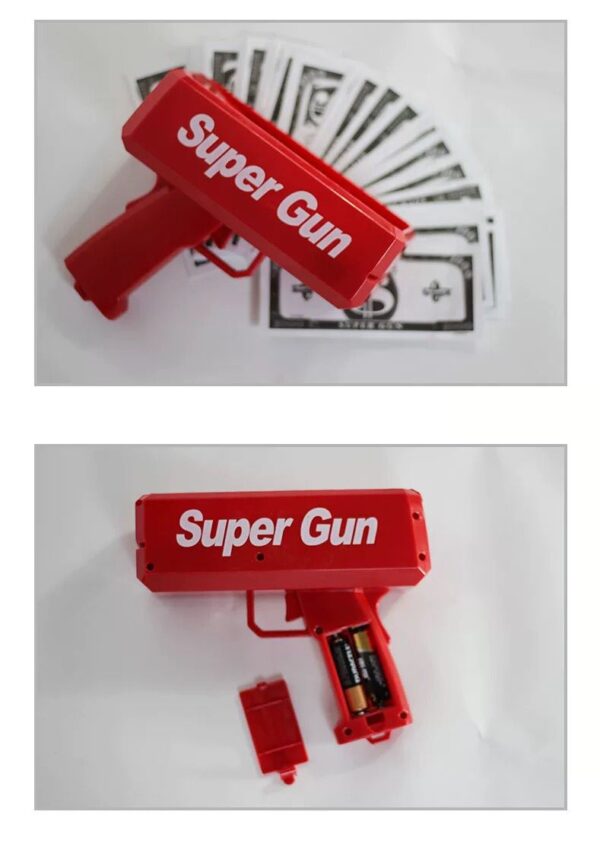 Pistola Lanza Billetes Cash Money Super Gun xU - Image 4