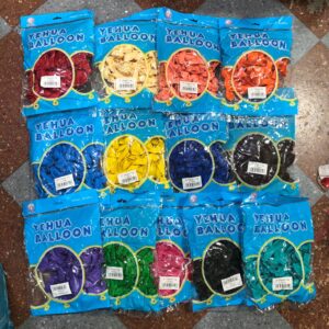 Globos Látex Común 5″ 1g 100u Cod-614