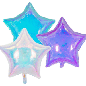 Estrella Iridiscente 5 Puntas 19" x50u