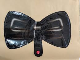 Globo Figura Moño Negro x10u 40x80cm ($0,50 c/u)